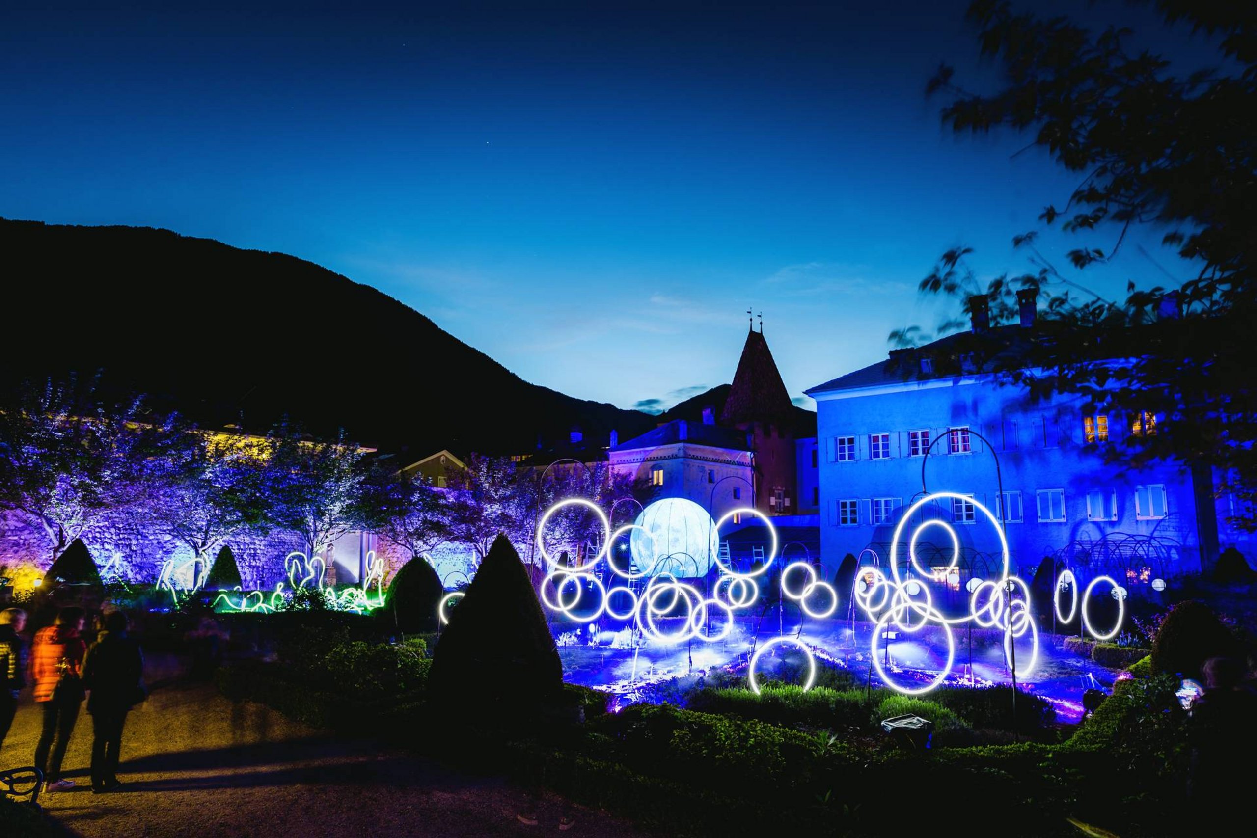 Das Water Light Festival in Brixen