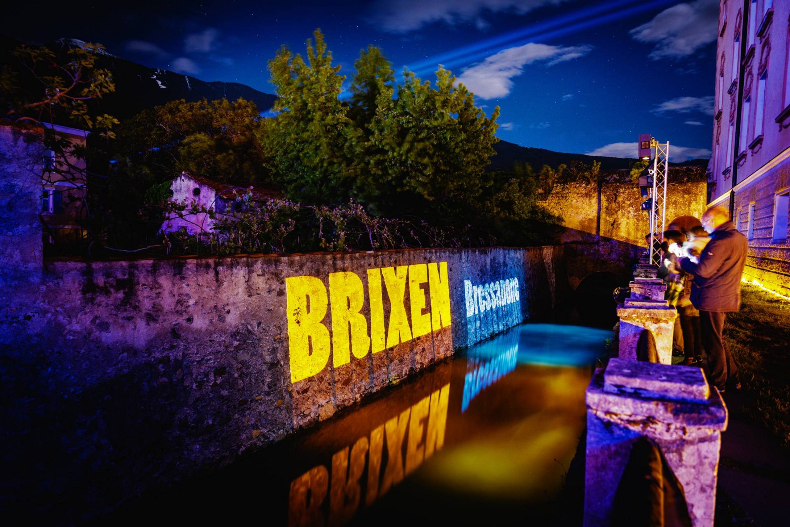 Das Water Light Festival in Brixen