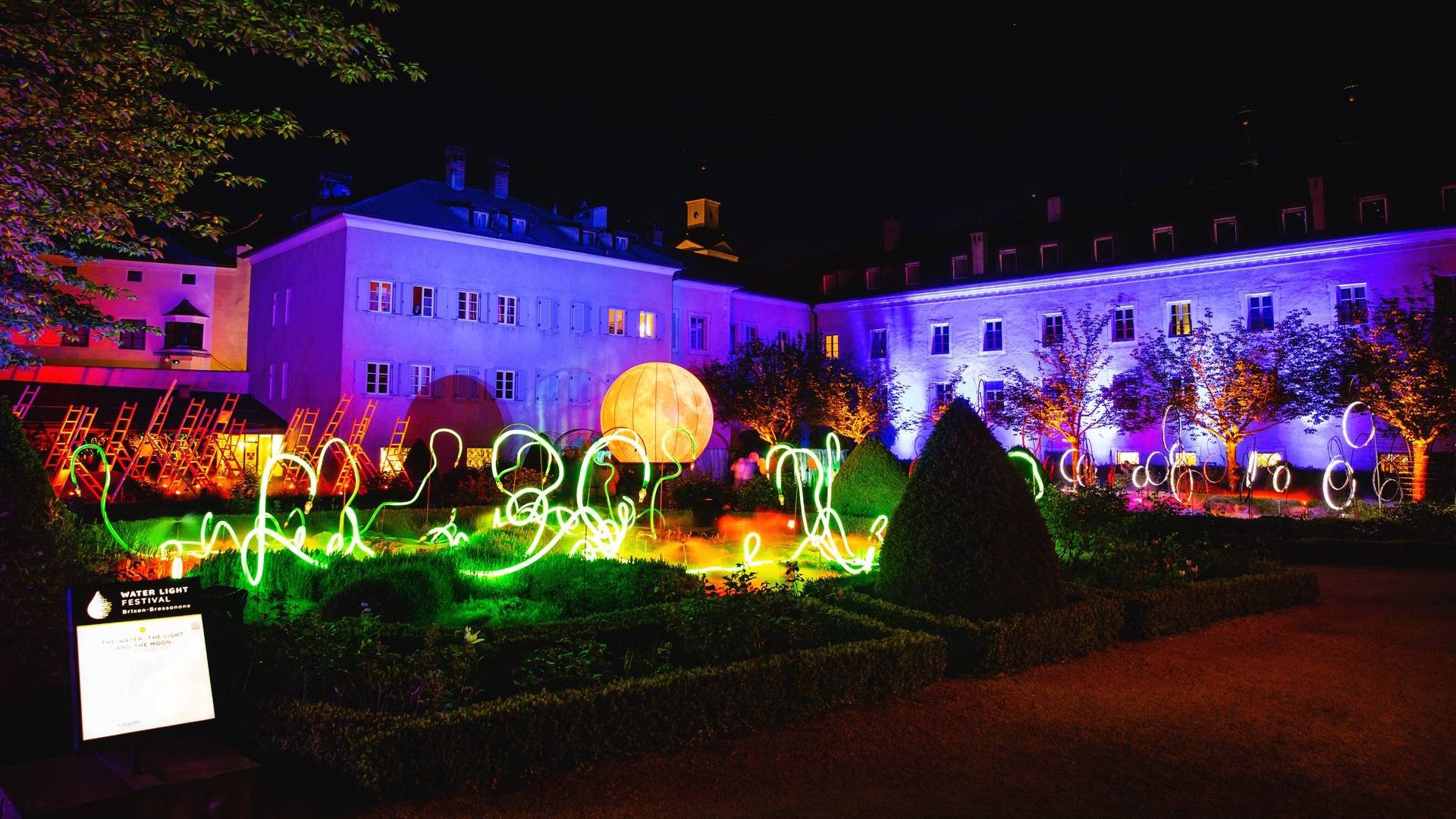 Das Water Light Festival in Brixen